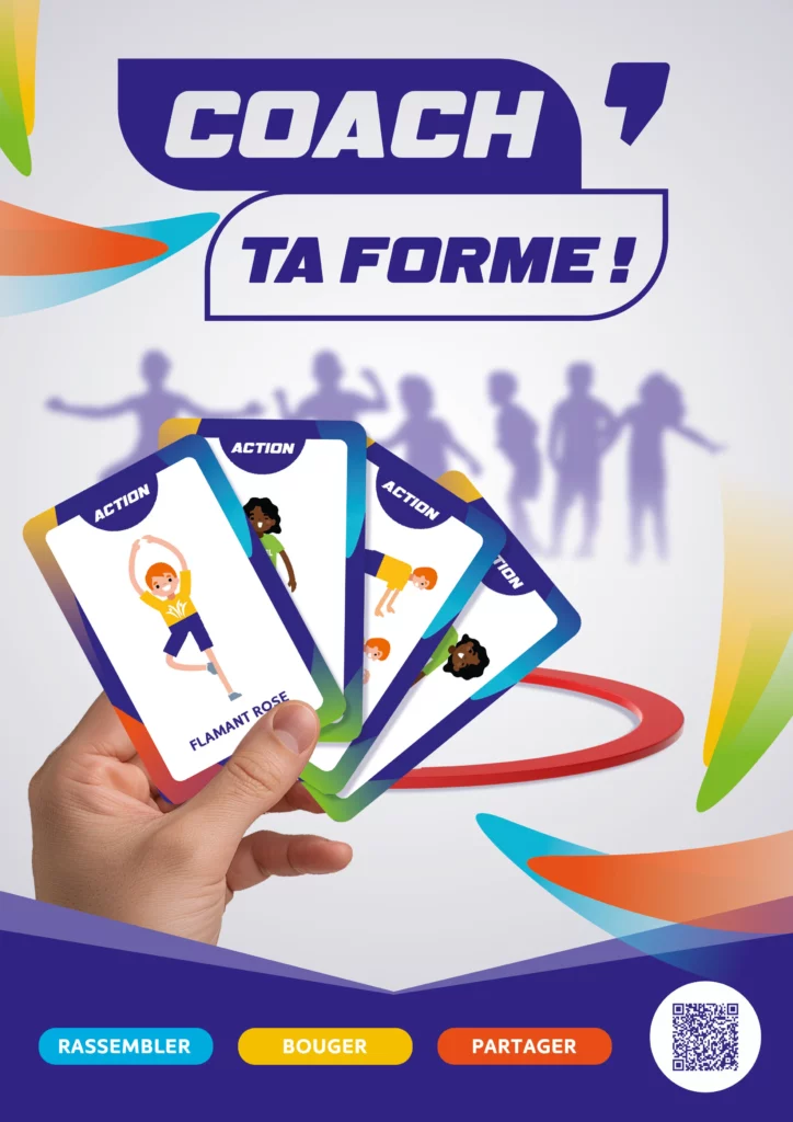 Affiche Coach ta forme UGSEL - Animation éducative